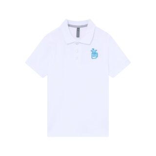 Polo de piqué (blanco)